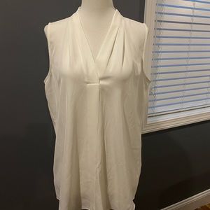 NWT Calvin Klein cream shell